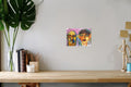 Double Portrait On Rose — Poster
